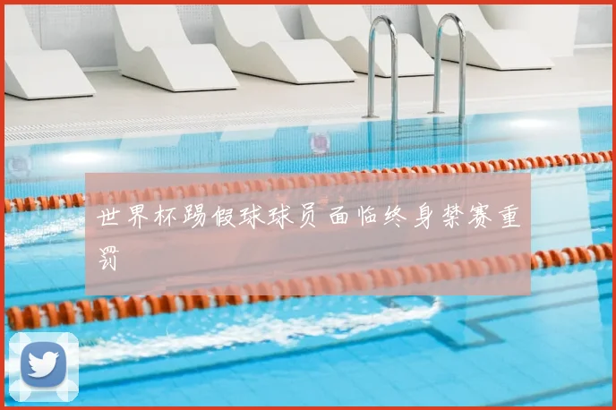 世界杯踢假球球员面临终身禁赛重罚